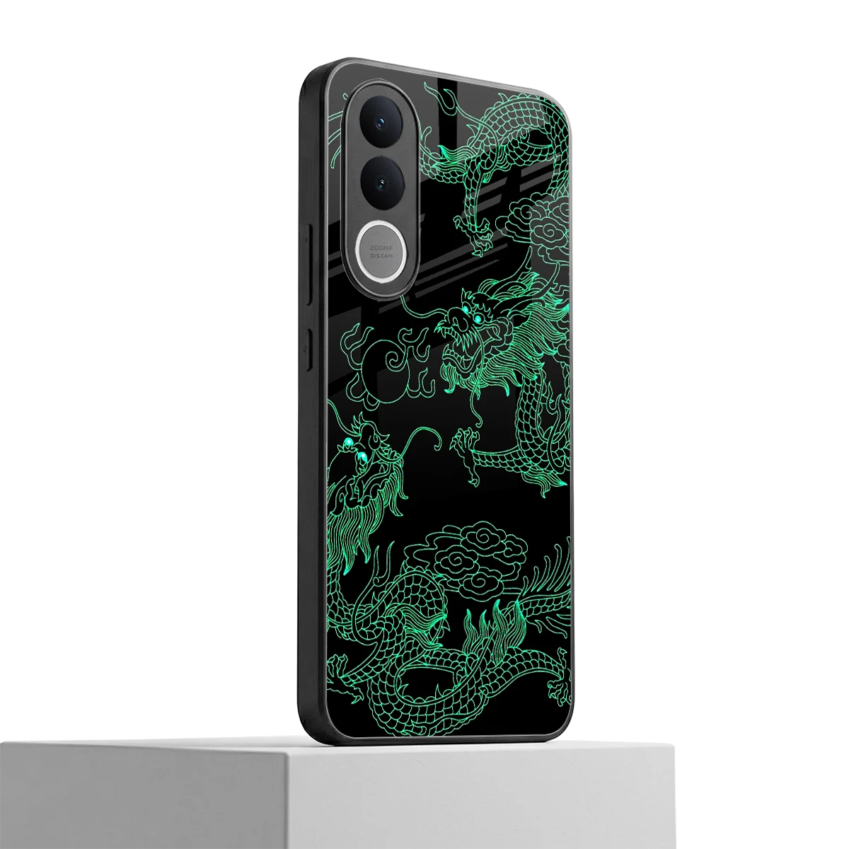 Dragons Green vivo v70 fe mobile cover | shockproof glass phone case