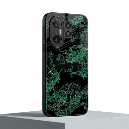 Dragons Green vivo x200 fe mobile cover | shockproof glass phone case