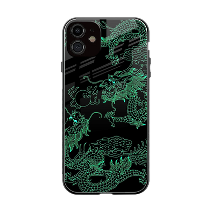 Dragons Green back phone cover | glass case for iphone 11