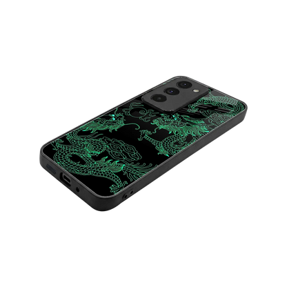 Dragons Green stylish phone case for redmi 15 5g | glossy glass and slim fit