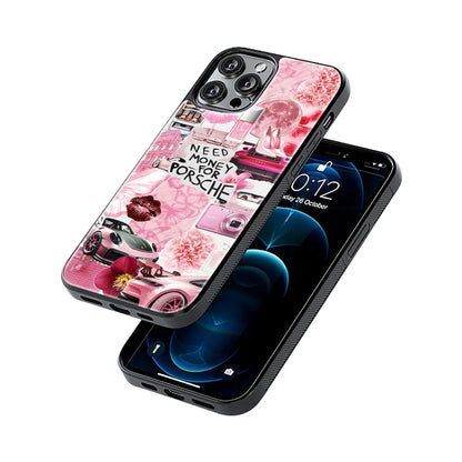 Protective Glass Back Phone Case Compatible with iPhone, Samsung, OnePlus, Pixel & More