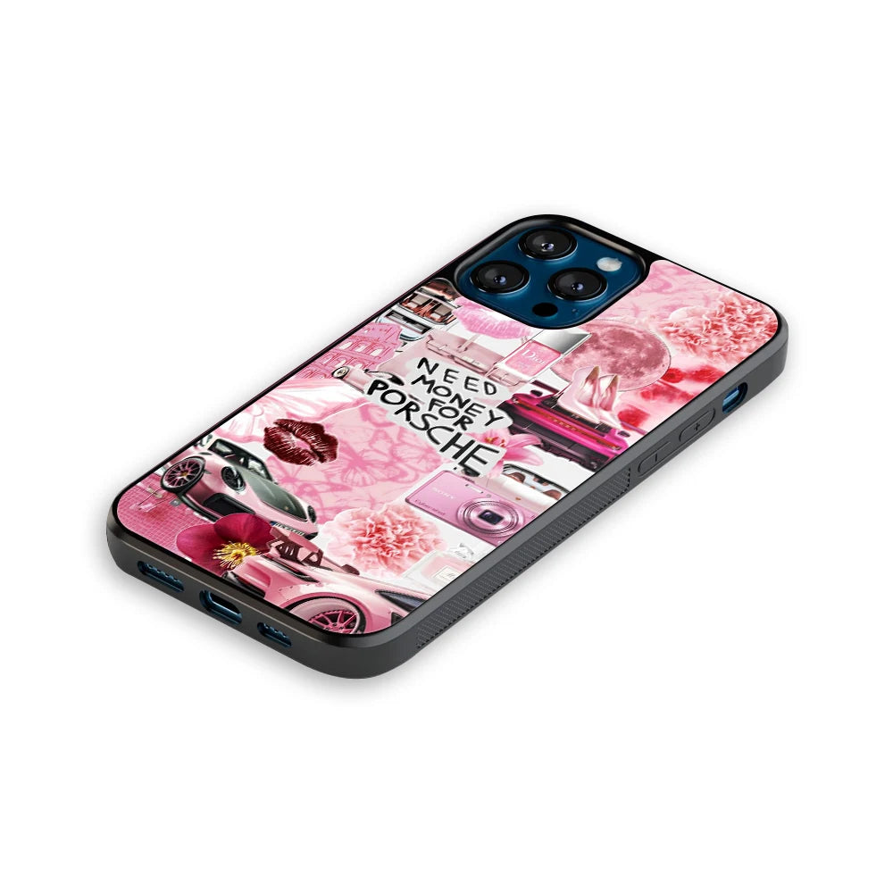 Luxury Glass Back Mobile Cover for iPhone, Samsung Galaxy, OnePlus, Pixel, Redmi & More