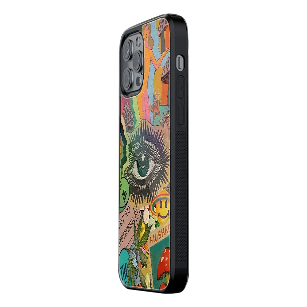 Trendy Glass Back Mobile Case for iPhone, Samsung, Redmi, OnePlus, Google Pixel, Motorola