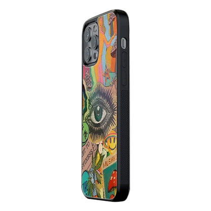 Trendy Glass Back Mobile Case for iPhone, Samsung, Redmi, OnePlus, Google Pixel, Motorola
