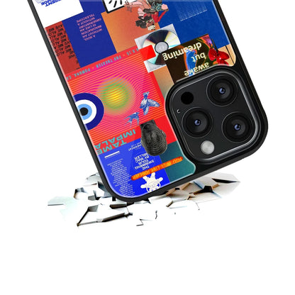 Durable Glass Back Mobile Case for iPhone, Samsung, OnePlus, Google Pixel, Redmi, Vivo, Oppo