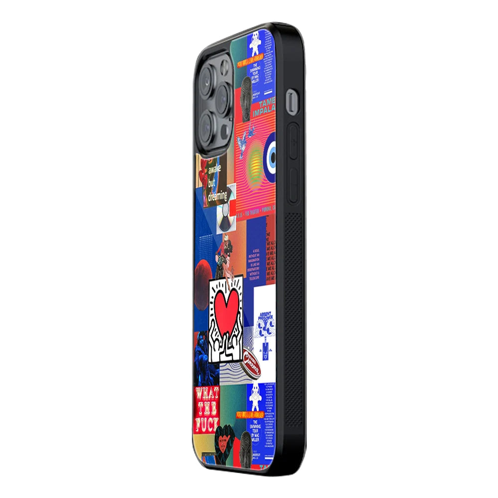 Trendy Glass Back Mobile Case for iPhone, Samsung, Redmi, OnePlus, Google Pixel, Motorola