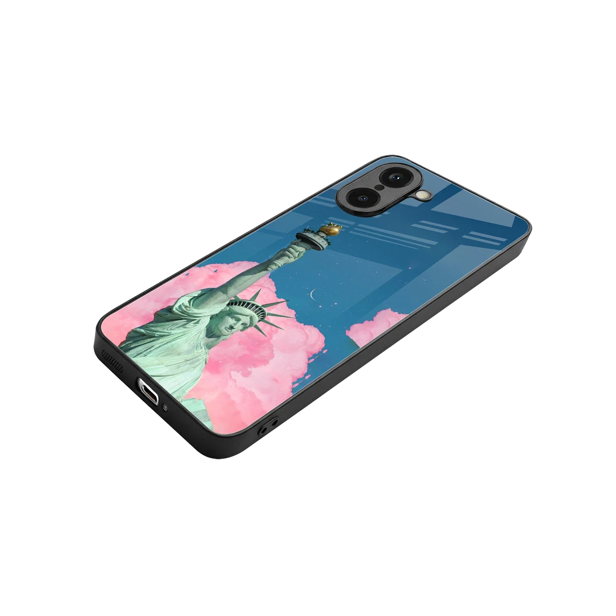 Dreamy Freedom stylish phone case for oneplus nord ce5 5g | glossy glass and slim fit