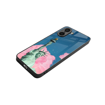 Dreamy Freedom stylish phone case for oneplus nord ce5 5g | glossy glass and slim fit
