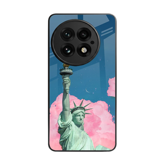Dreamy Freedom back phone cover | glass case for oneplus 13