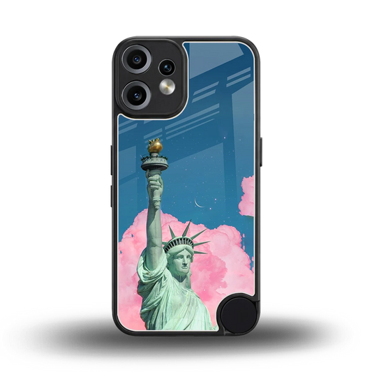 Dreamy Freedom back phone cover | glass case for cmf nothing phone 2 pro