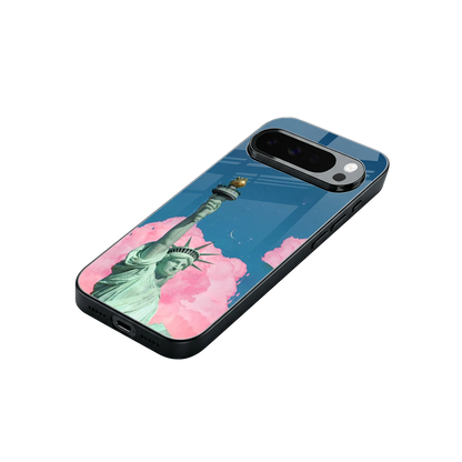 Dreamy Freedom stylish phone case for google pixel 10 pro xl | glossy glass and slim fit
