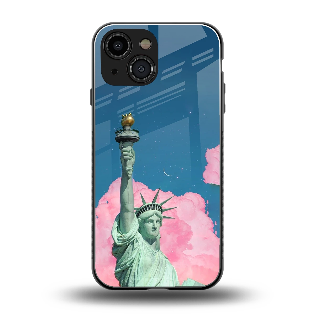 Dreamy Freedom back phone cover | glass case for iphone 13 mini