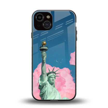 Dreamy Freedom back phone cover | glass case for iphone 13