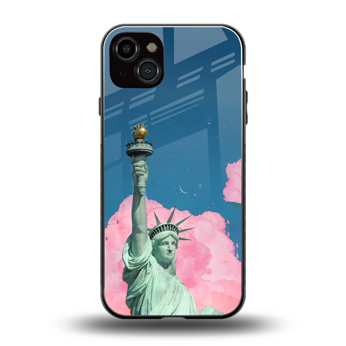 Dreamy Freedom back phone cover | glass case for iphone 14 plus