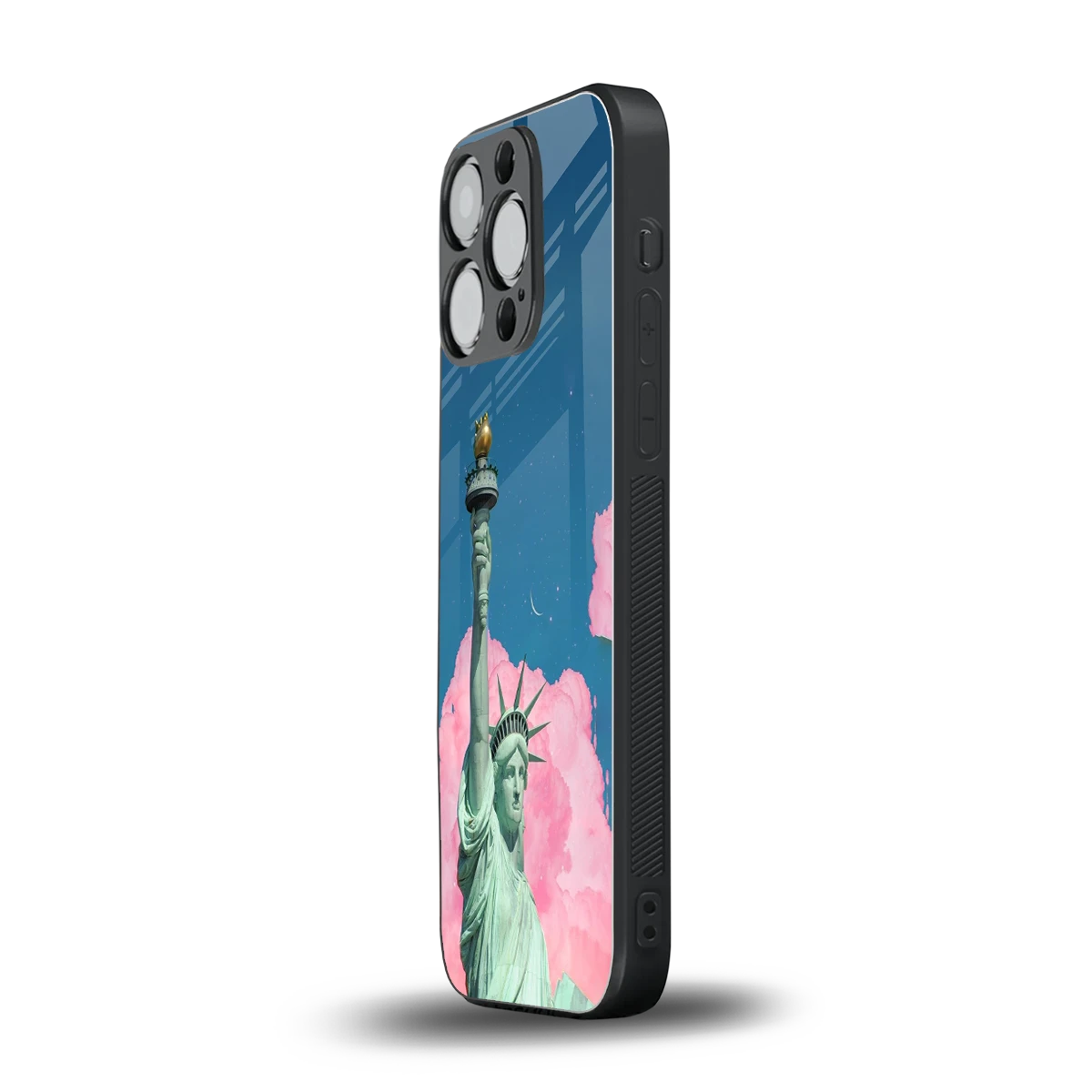 Dreamy Freedom iphone 16 pro mobile cover | shockproof glass phone case