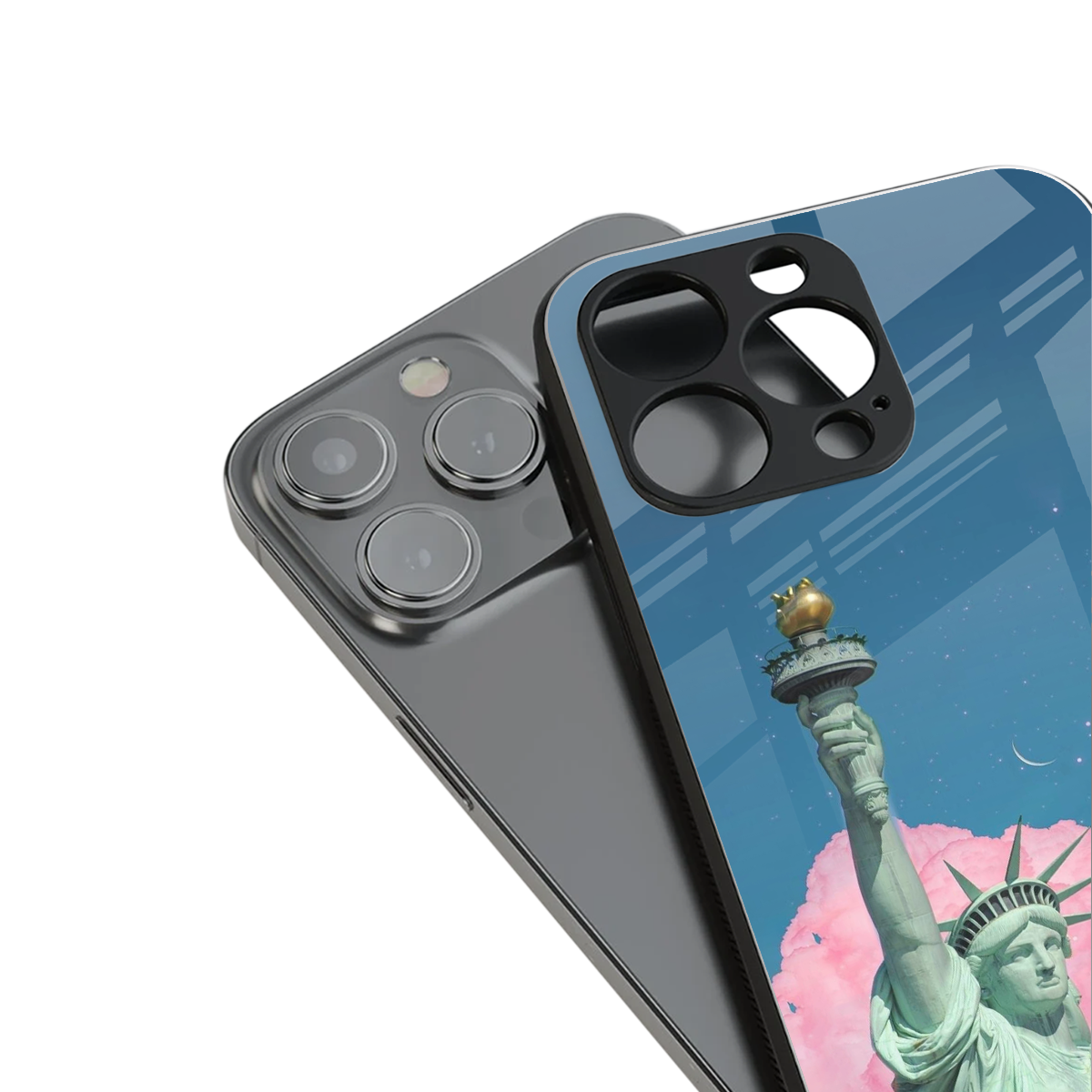 Dreamy Freedom stylish phone case for iPhone 16 | glossy glass and slim fit