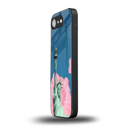 Dreamy Freedom iphone 16e mobile cover | shockproof glass phone case