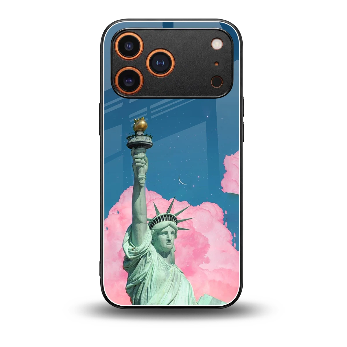 Dreamy Freedom back phone cover | glass case for iphone 17 pro