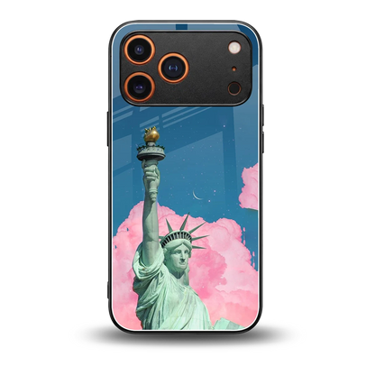 Dreamy Freedom back phone cover | glass case for iphone 17 pro max