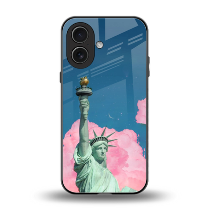 Dreamy Freedom back phone cover | glass case for iphone 17