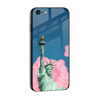 Dreamy Freedom sleek iphone 6 cover with tempered glass back and TPU edges