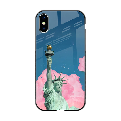 Dreamy Freedom back phone cover | glass case for iphone x
