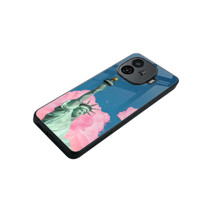 Dreamy Freedom stylish phone case for iqoo neo 10r 5g | glossy glass and slim fit