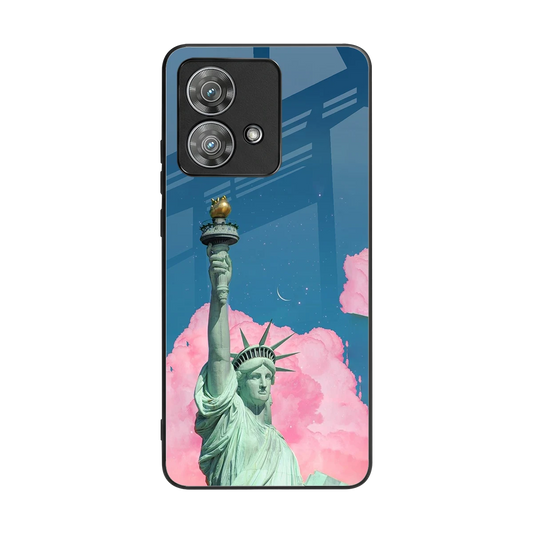 Dreamy Freedom back phone cover | glass case for motorola edge 40 neo 5g