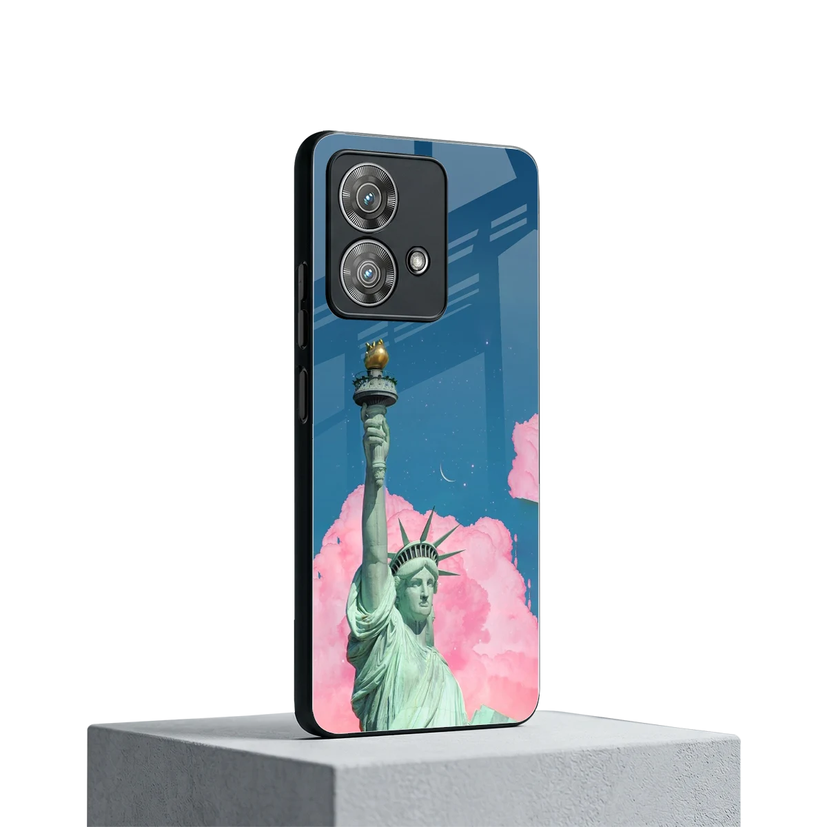 Dreamy Freedom motorola edge 40 neo 5g mobile cover | shockproof glass phone case