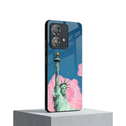 Dreamy Freedom motorola edge 40 neo 5g mobile cover | shockproof glass phone case