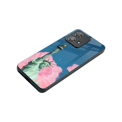 Dreamy Freedom stylish phone case for motorola edge 40 neo 5g | glossy glass and slim fit