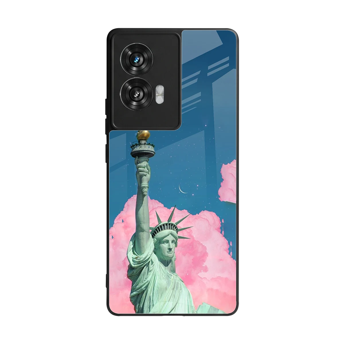Dreamy Freedom back phone cover | glass case for motorola edge 50 fusion