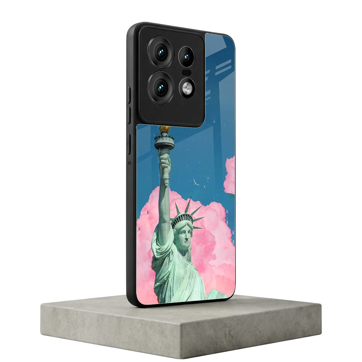 Dreamy Freedom motorola edge 50 pro mobile cover | shockproof glass phone case