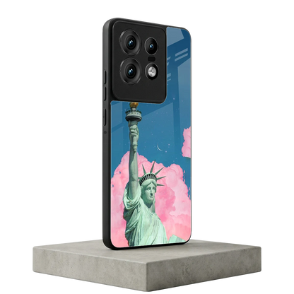 Dreamy Freedom motorola edge 50 pro mobile cover | shockproof glass phone case