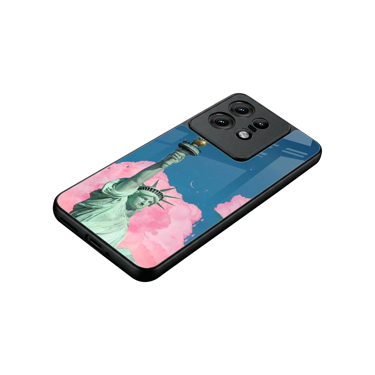Dreamy Freedom stylish phone case for motorola edge 50 pro | glossy glass and slim fit