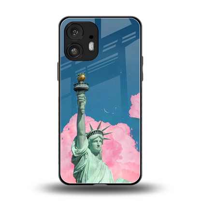 Dreamy Freedom back phone cover | glass case for nothing phone 2