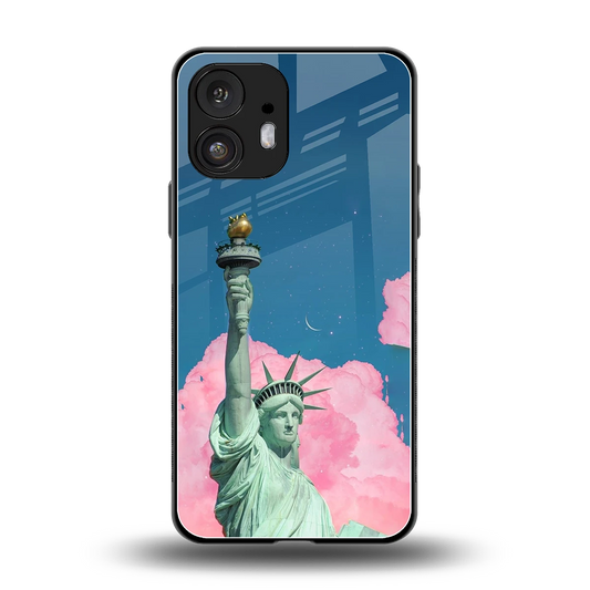 Dreamy Freedom back phone cover | glass case for nothing phone 2