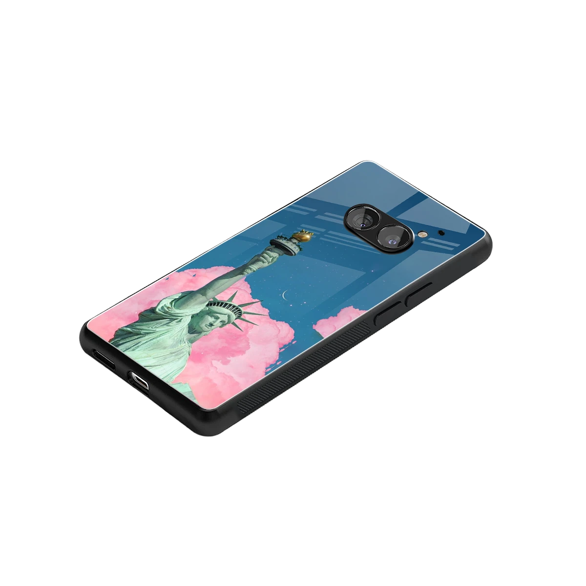 Dreamy Freedom stylish phone case for nothing phone 2a plus | glossy glass and slim fit