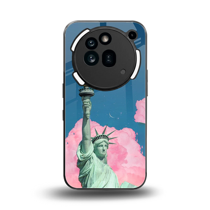Dreamy Freedom back phone cover | glass case for nothing phone 3a pro