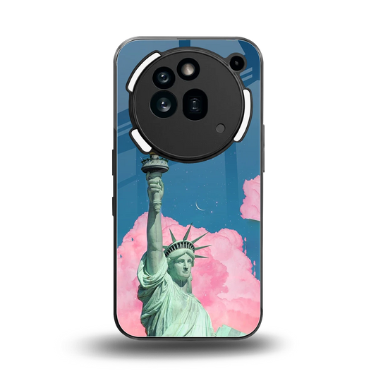 Dreamy Freedom back phone cover | glass case for nothing phone 3a pro