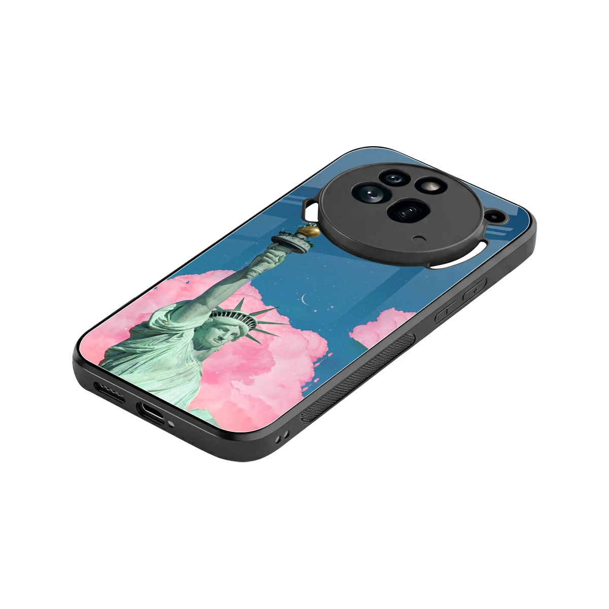 Dreamy Freedom stylish phone case for nothing phone 3a pro | glossy glass and slim fit