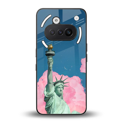 Dreamy Freedom back phone cover | glass case for nothing phone 3a