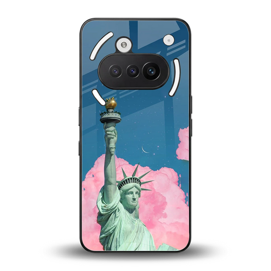Dreamy Freedom back phone cover | glass case for nothing phone 3a