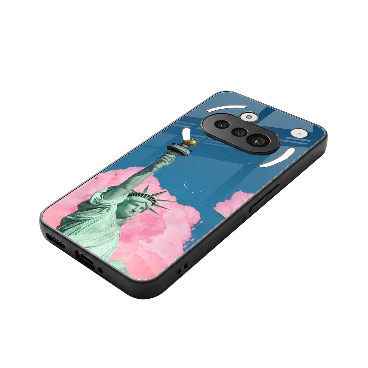 Dreamy Freedom stylish phone case for nothing phone 3a | glossy glass and slim fit