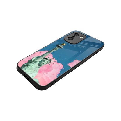 Dreamy Freedom stylish phone case for oneplus 15r | glossy glass and slim fit