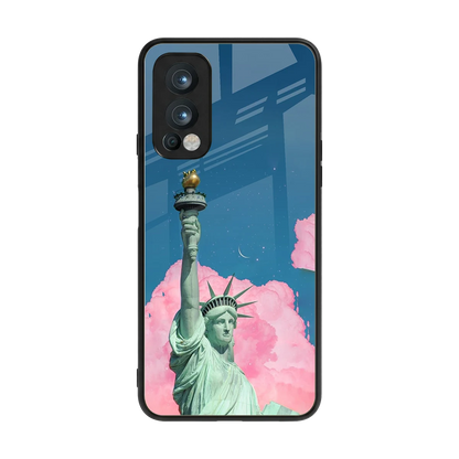 Dreamy Freedom back phone cover | glass case for oneplus nord 2