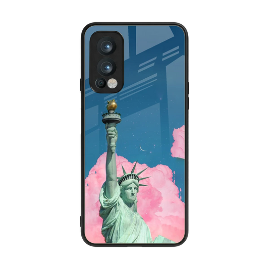 Dreamy Freedom back phone cover | glass case for oneplus nord 2