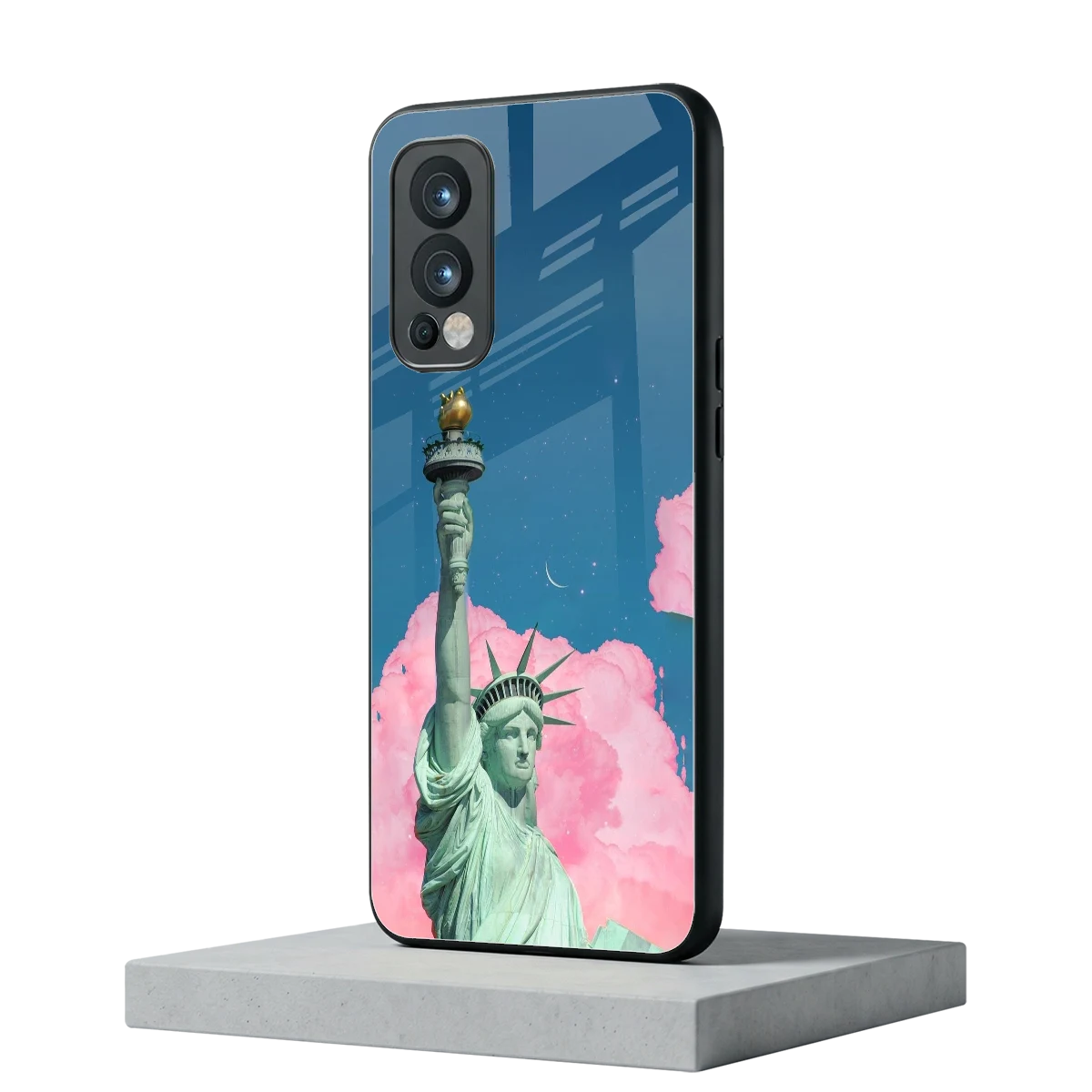 Dreamy Freedom oneplus nord 2 mobile cover | shockproof glass phone case