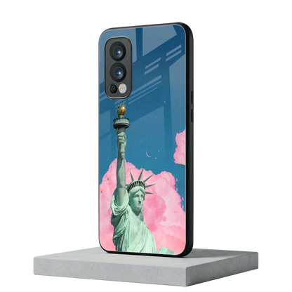 Dreamy Freedom oneplus nord 2 mobile cover | shockproof glass phone case