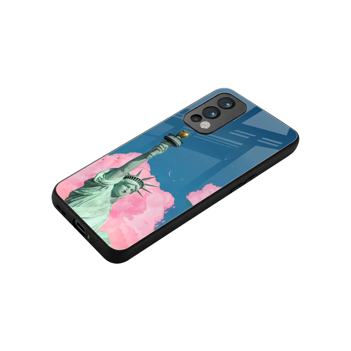 Dreamy Freedom stylish phone case for oneplus nord 2 | glossy glass and slim fit